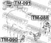 FEBEST TM090 ПОДУШКА ДВИГАТЕЛЯ ЛЕВАЯ