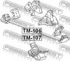 FEBEST TM107 ПОДУШКА ДВИГАТЕЛЯ ЗАДНЯЯ 5VZFE