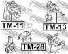 FEBEST TM-11 Подушка двигателя правая