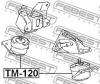 FEBEST TM-120 Подушка двигателя передняя