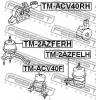 FEBEST TM-ACV40F ПОДУШКА ДВИГАТЕЛЯ ПЕРЕДНЯЯ (ГИДРАВЛИЧЕСКАЯ)