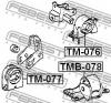 FEBEST TMB-078 Сайлентблок левой подушки двигателя