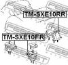 FEBEST TMSXE10FR ПОДУШКА ДВИГАТЕЛЯ ПЕРЕДНЯЯ