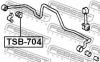 FEBEST TSB704 ВТУЛКА ЗАДНЕГО СТАБИЛИЗАТОРА D25 (TOYOTA HIACE/REGIUSACE KZH100/RZH100/LH100 1989-2004) FEBEST