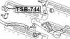 FEBEST TSB-744 Втулка переднего стабилизатора