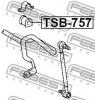 FEBEST TSB757 ВТУЛКА ПЕРЕДНЕГО СТАБИЛИЗАТОРА D22