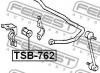 FEBEST TSB762 TSB-762_втулка задн.стаб.D15/ Toyota Caldina ST195 4WD 1992-1997