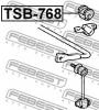 FEBEST TSB-768 Втулка заднего стабилизатора