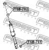 FEBEST TSB782 ВТУЛКА ЗАДНЕГО АМОРТИЗАТОРА