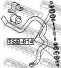 FEBEST TSB-814 Втулка стойки стабилизатора