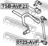 FEBEST TSBAVF23 ВТУЛКА ПЕРЕДНЕГО СТАБИЛИЗАТОРА D23 (TOYOTA AVENSIS AZT250/CDT250 2003-) FEBEST
