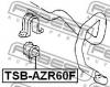FEBEST TSBAZR60F ВТУЛКА ПЕРЕДНЕГО СТАБИЛИЗАТОРА D25 (TOYOTA ISIS ANM15 4WD 2004- TOYOTA NOAH/VOXY AZR60 2001- TOYOTA