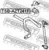 FEBEST TSB-AZT241F Втулка переднего стабилизатора