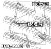 FEBEST TSB-J200R Втулка заднего стабилизатора