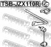 FEBEST TSBJZX110R ВТУЛКА ЗАДНЕГО СТАБИЛИЗАТОРА D14 (TOYOTA ALTEZZA/ALTEZZA GITA GXE10/SXE10 1998-2005 TOYOTA ARISTO JZ