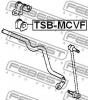 FEBEST TSBMCVF ВТУЛКА ПЕРЕДНЕГО СТАБИЛИЗАТОРА D16.5