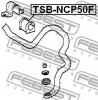 FEBEST TSBNCP50F ВТУЛКА ПЕРЕДНЕГО СТАБИЛИЗАТОРА D22