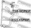 FEBEST TSB-NCP93F Втулка переднего стабилизатора