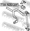 FEBEST TSB-NZE120F Втулка переднего стабилизатора