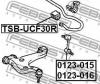FEBEST TSB-UCF30R ВТУЛКА ЗАДНЕГО СТАБИЛИЗАТОРА D14