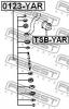 FEBEST TSB-YAR Втулка стабилизатора передняя