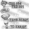 FEBEST TSHB-ACA2F Пыльник переднего амортизатора