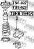 FEBEST TSHBSV40R ПЫЛЬНИК ЗАДНЕГО АМОРТИЗАТОРА (TOYOTA CAMRY/VISTA SV40/CV40 1994-1998) FEBEST