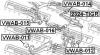 FEBEST VWAB016 VWAB-016_сайленблок задн.поперечн.тяги/ VW Golf V Plus (5M1) 04]
