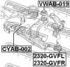 FEBEST VWAB-019 Сайлентблок задний переднего рычага