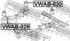 FEBEST VWAB-030 Сайленблок передней балки