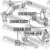 FEBEST VWAB-31KIT Сайленблок задней подвески (комплект)