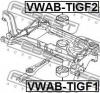 FEBEST VWAB-TIGF2 Сайлентблок SKODA OCTAVIA II 2004-2012