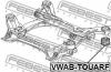 FEBEST VWAB-TOUARF Сайленблок подрамника VOLKSWAGEN TOUAREG 2003-2010