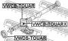 FEBEST VWCB-TOUARX Подшипник подвесной VWCB-TOUARX