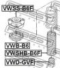 FEBEST VWD-GVF Отбойник переднего амортизатора