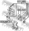 FEBEST &quot;0274-A60F-KIT&quot; ВТУЛКА НАПРАВЛЯЮЩАЯ СУППОРТА ТОРМОЗНОГО ПЕРЕДНЕГО