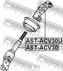FEBEST AST-ACV30 Вал карданный рулевой
