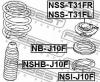 FEBEST &quot;NSI-J10F&quot; ПРОСТАВКА ПРУЖИНЫ НИЖНЯЯ
