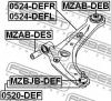 FEBEST MZBJB-DEF Пыльник шаровой опоры MAZDA 2 DE 2007-2014 MZBJB-DEF