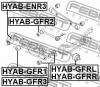 FEBEST HYAB-GFR3 Сайлентблок заднего нижнего рычага