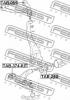FEBEST TAB-374-KIT Сайлентблок передн рычага (компл-2шт) LEXUS LS430/CELSIOR UCF30 00-06 TAB-374-KIT