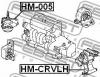 FEBEST HM-CRVLH Опора двигателя левая (гидравл) HONDA CR-V RD4/RD5/RD6/RD7/RD9 2001-2006 HM-CRVLH