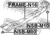 FEBEST NSB-M10 Втулка лыжи