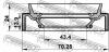 FEBEST 95JAS-45701424R Сальник коробки скоростей 45x70x14x24