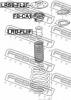 FEBEST LRSS-FL2F Опора амортизатора LAND ROVER FREELANDER II 2006-2014 LRSS-FL2F