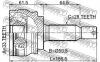 FEBEST 0410-GA ШРУС наружный 33X59.5X28