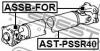 FEBEST AST-PSSR40 Вал карданный