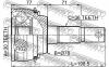 FEBEST 0110-UCK50 ШРУС наружный 30x78x36