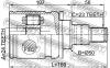FEBEST 0111-GSU45LH ШРУС внутренний левый 24x50x23