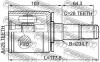FEBEST 0411-PD4WLH ШРУС внутренний левый 25x34.5x28